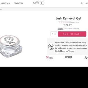 NEW! MOITIE COSMETICS Lash Removal Gel DIY extensi
